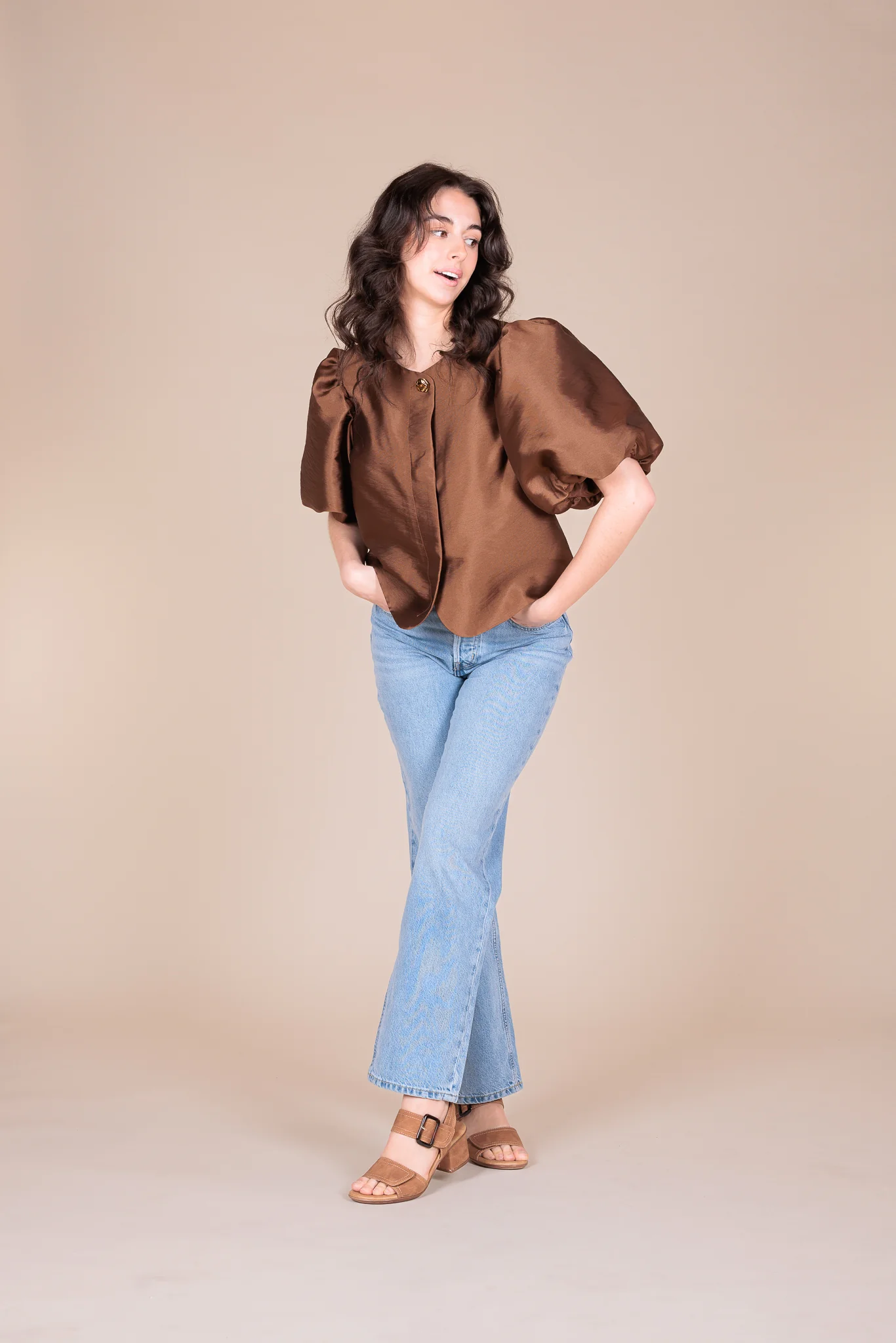 Sandales Ă talon Alberto pour femmes - Aguilocho - Image 3