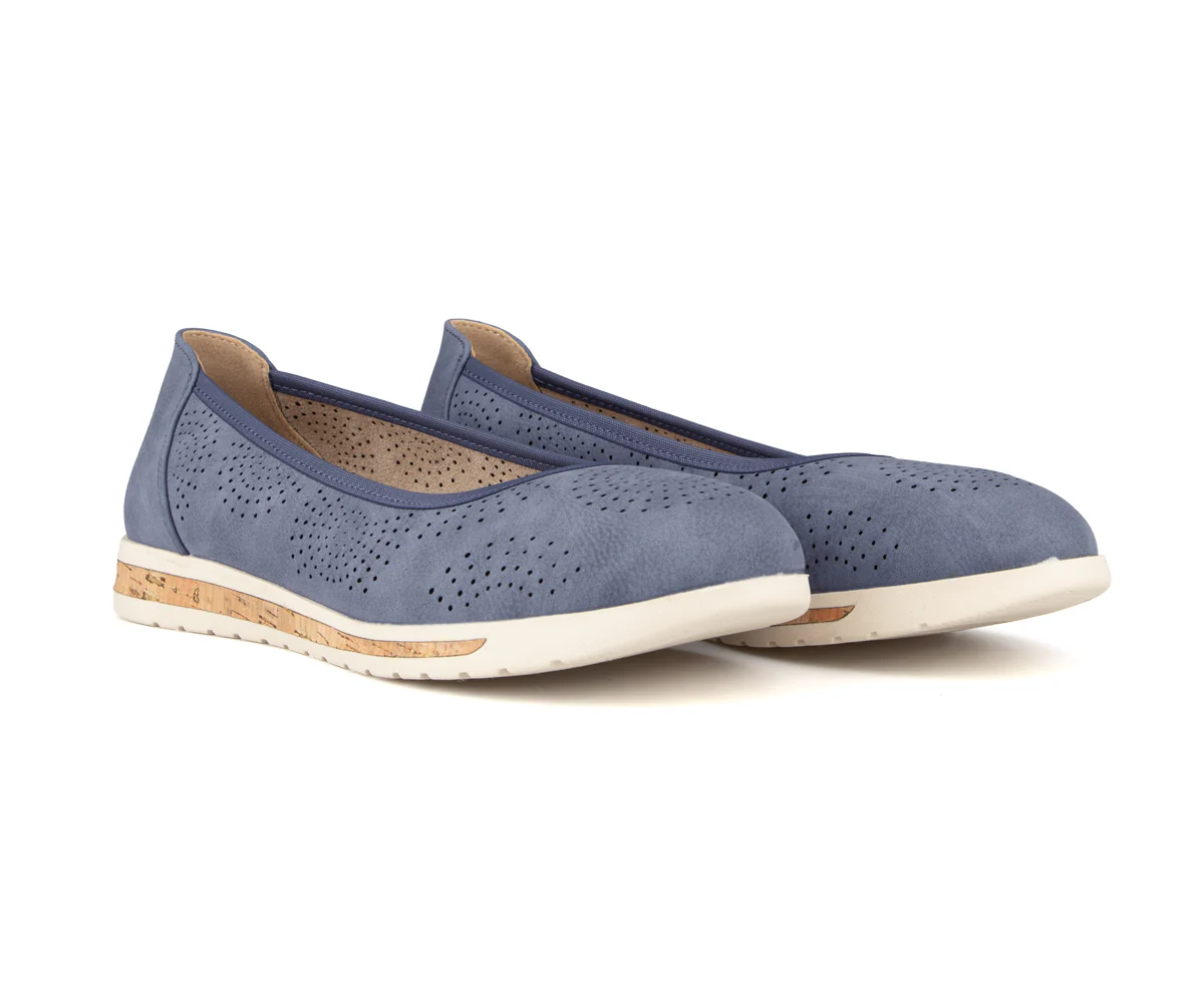 Ballerines perforées Alberto pour femmes - ALSACEY - Image 3