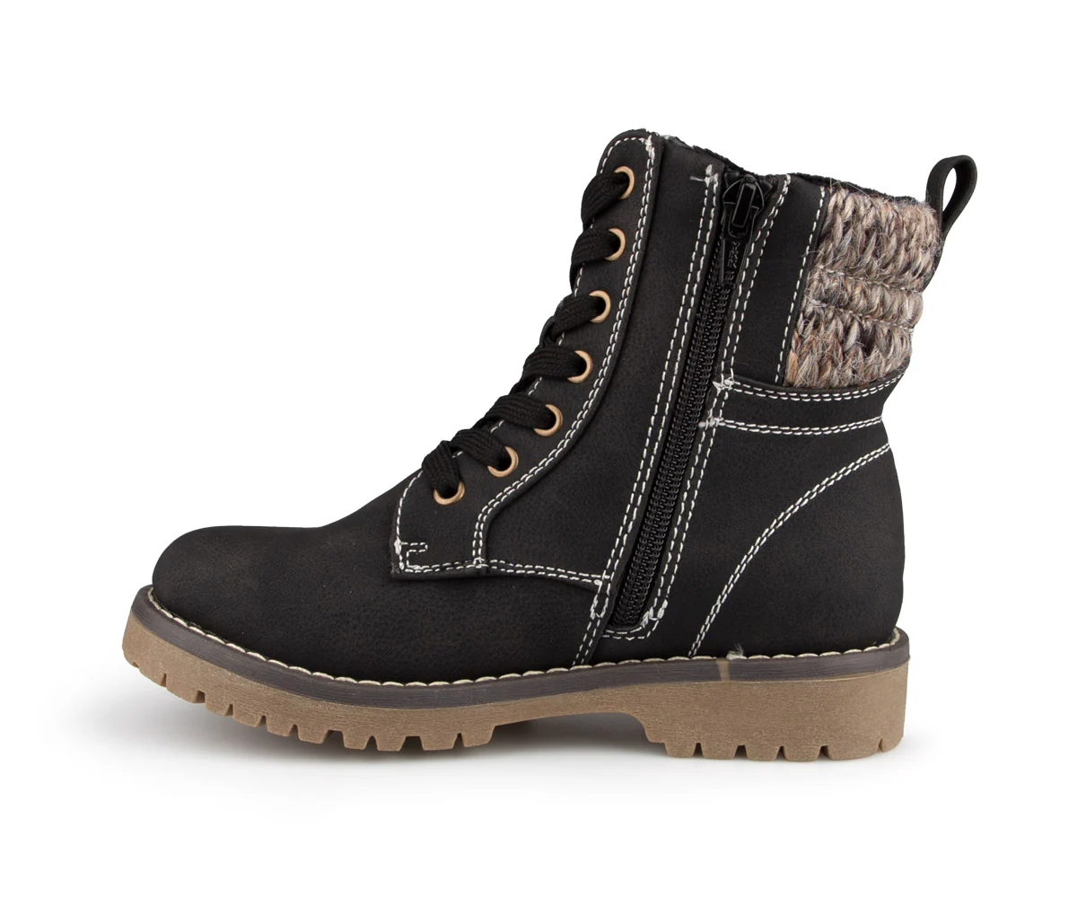 Amaterasu - Bottes d'automne noires Alberto pour filles - Image 3