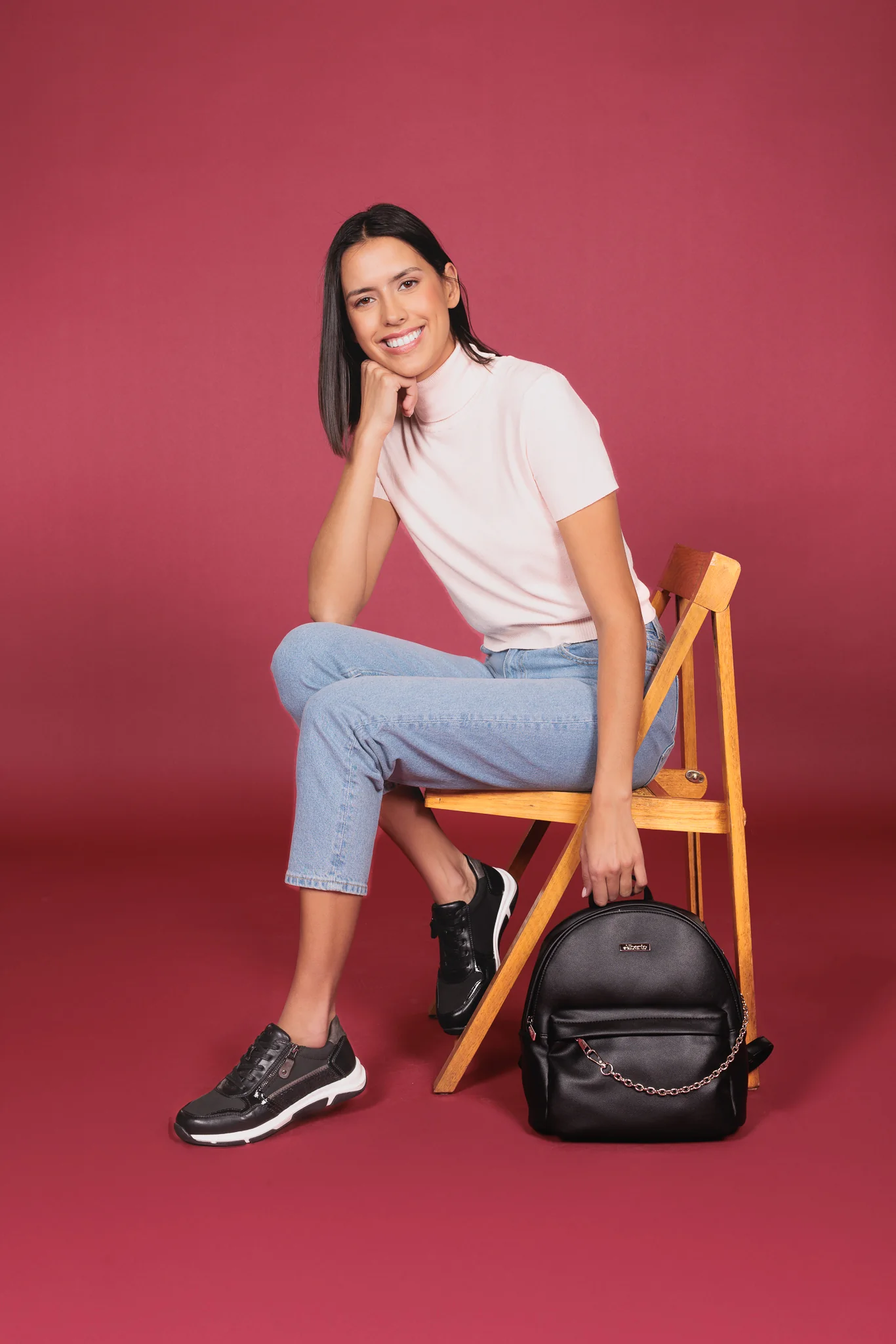 Sac Ă dos Alberto pour femmes - APOLINA - Image 3