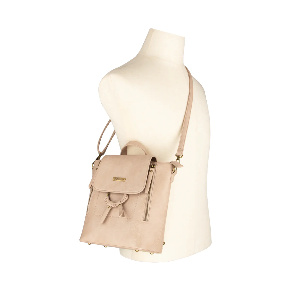Beata - Sac à dos en cuir synthétique Alberto pour femmes - Image 10
