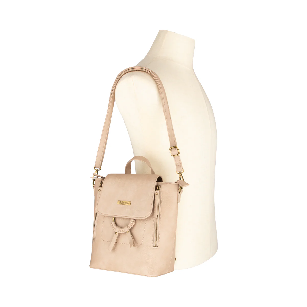 Beata - Sac à dos en cuir synthétique Alberto pour femmes - Image 11