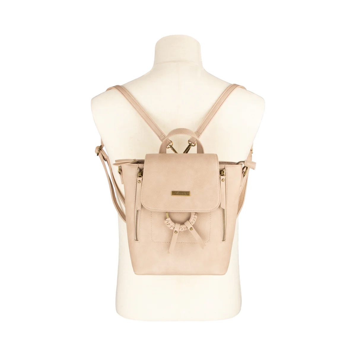 Beata - Sac à dos en cuir synthétique Alberto pour femmes - Image 12
