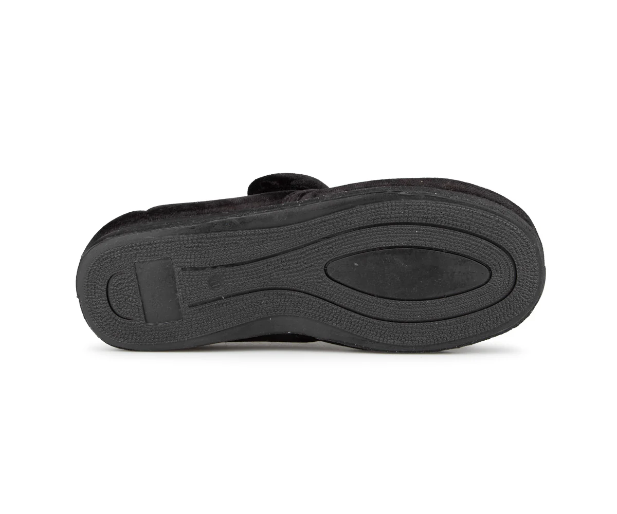 Bravo - Pantoufles noires comfortcare pour hommes - Image 6