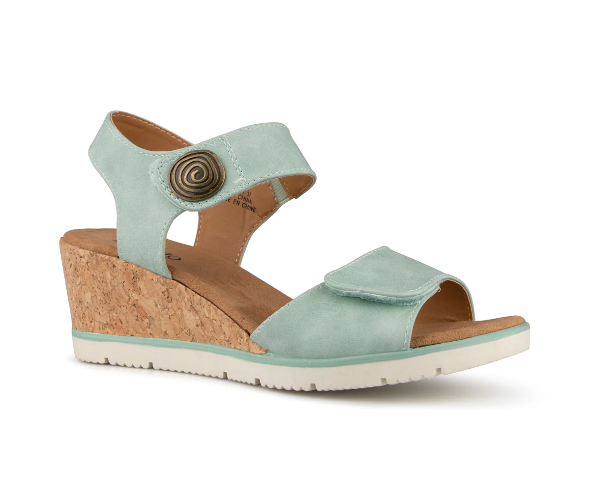 Carambole - Sandales à talon compensé Alberto pour femmes - Image 7