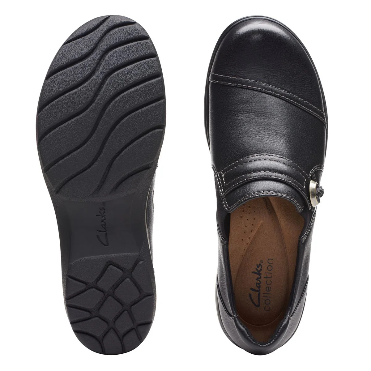 Chaussures en cuir Clarks pour femmes - Carleigh pearl - Image 5