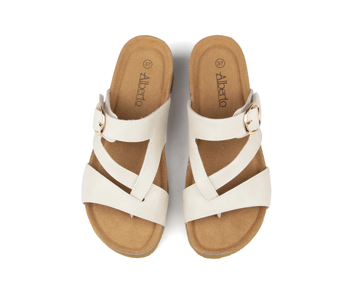 Sandales talon compensé Alberto pour femmes - CINTIA - Image 7
