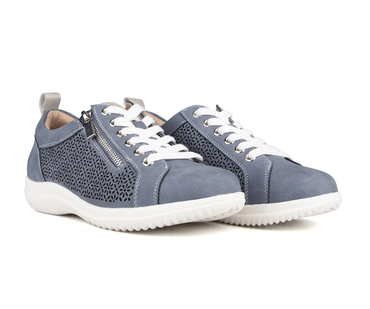 Souliers lacés perforés Alberto pour femmes - COLLYN - Image 6