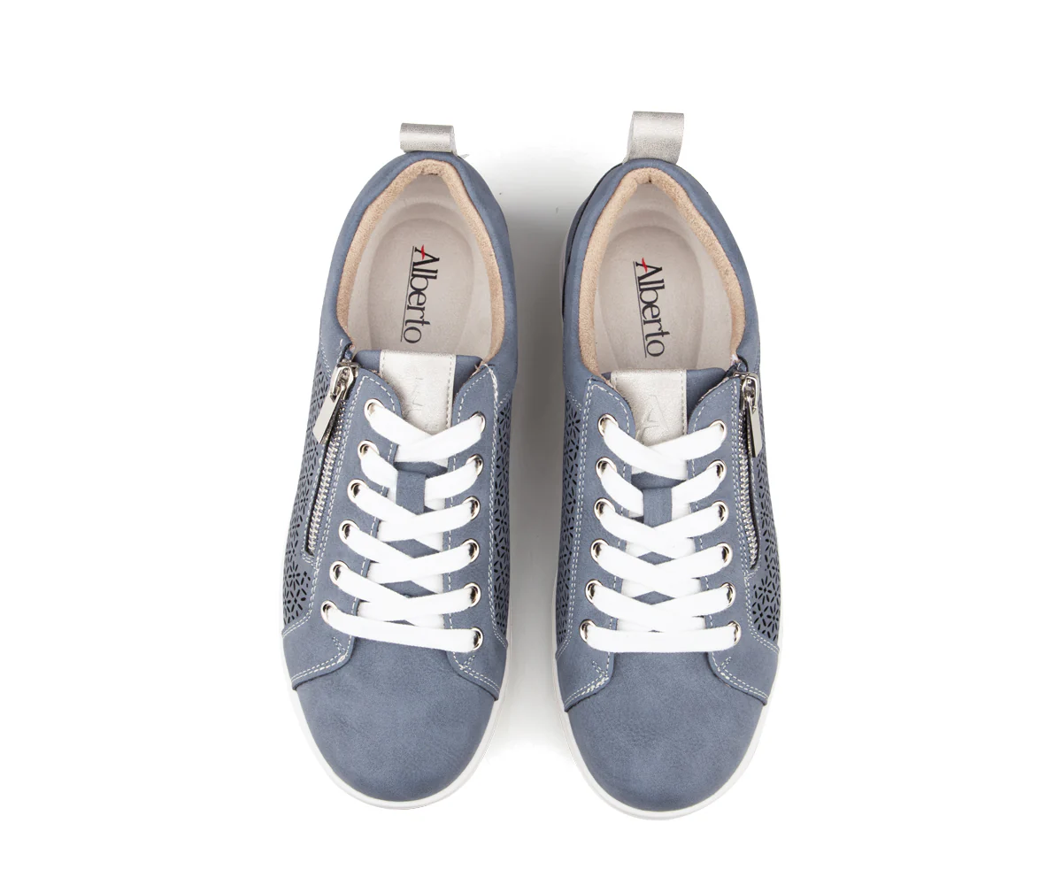 Souliers lacés perforés Alberto pour femmes - COLLYN - Image 7