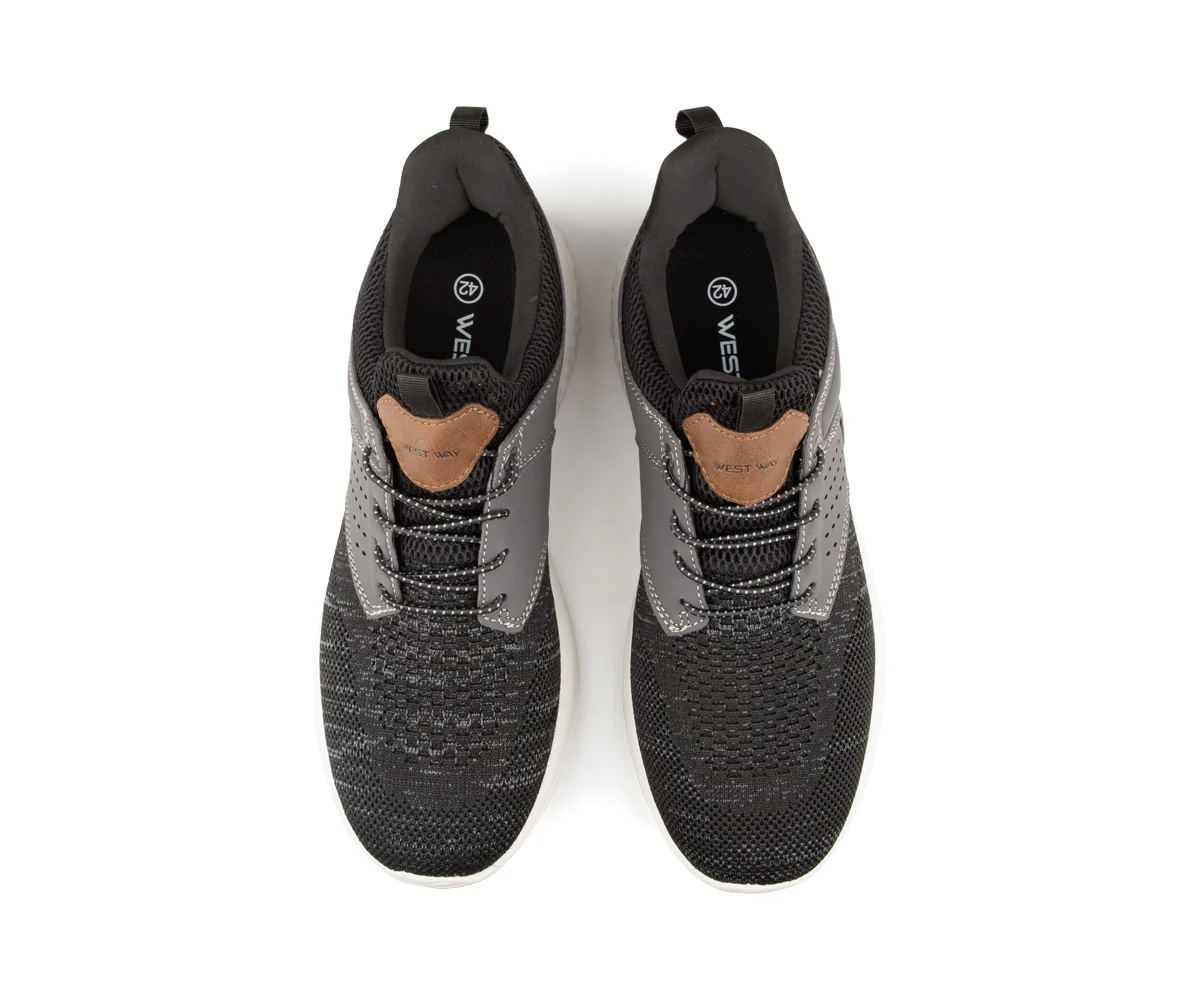 Souliers lacés à lacets élastiques West Way pour hommes - DANVON - Image 14