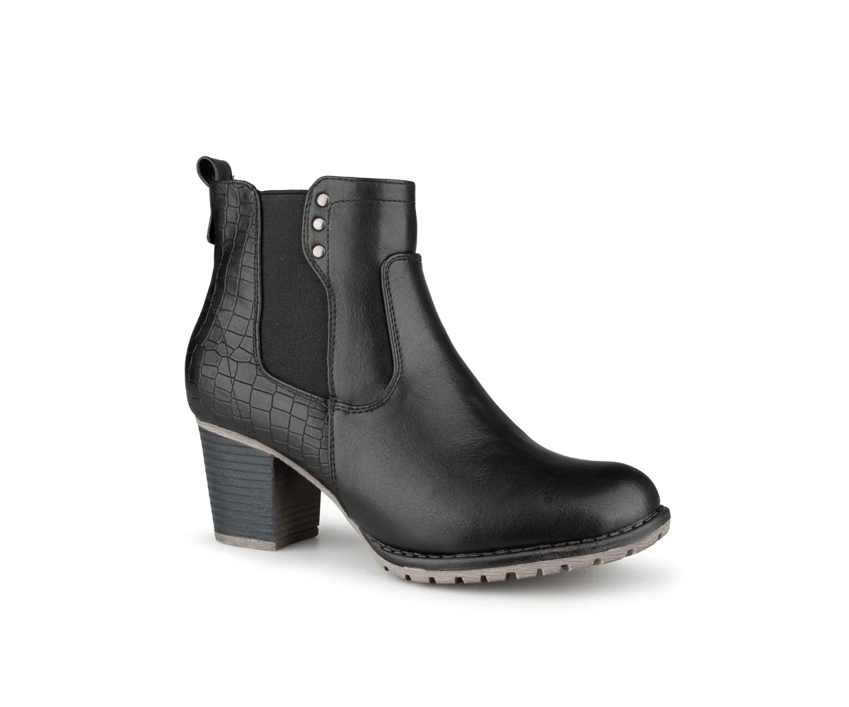 Escorpiao - Bottes courtes noires Alberto pour femmes - Image 2