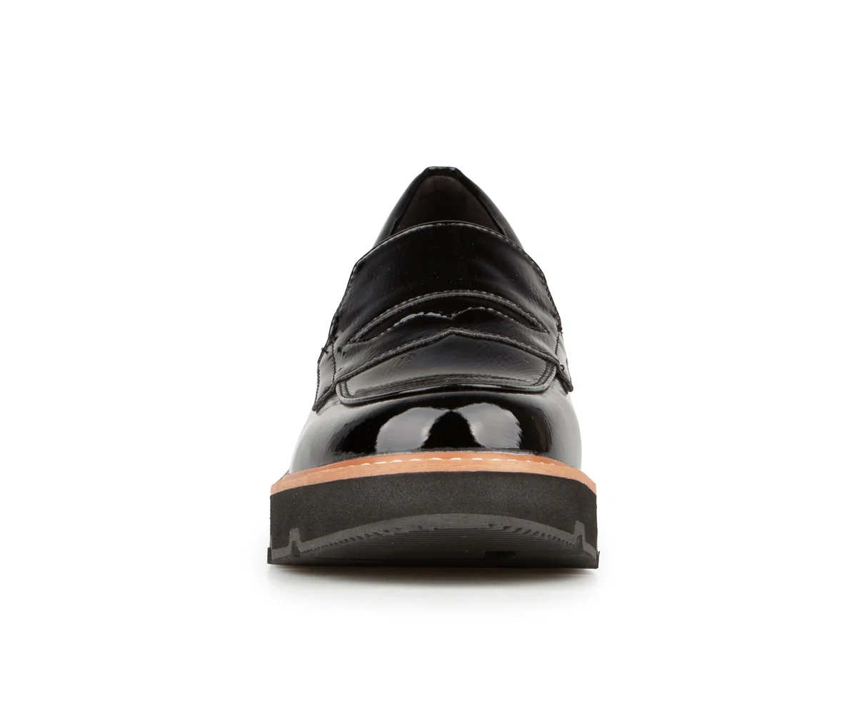 Soulier noir style mocassin Alberto pour femmes - ESPOSITO - Image 2