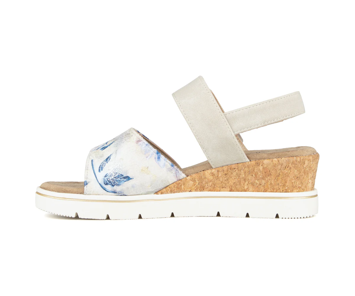 Sandales à talon compensé Alberto pour femmes - ESTELA - Image 11