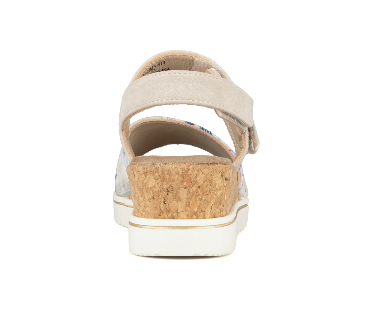 Sandales à talon compensé Alberto pour femmes - ESTELA - Image 12
