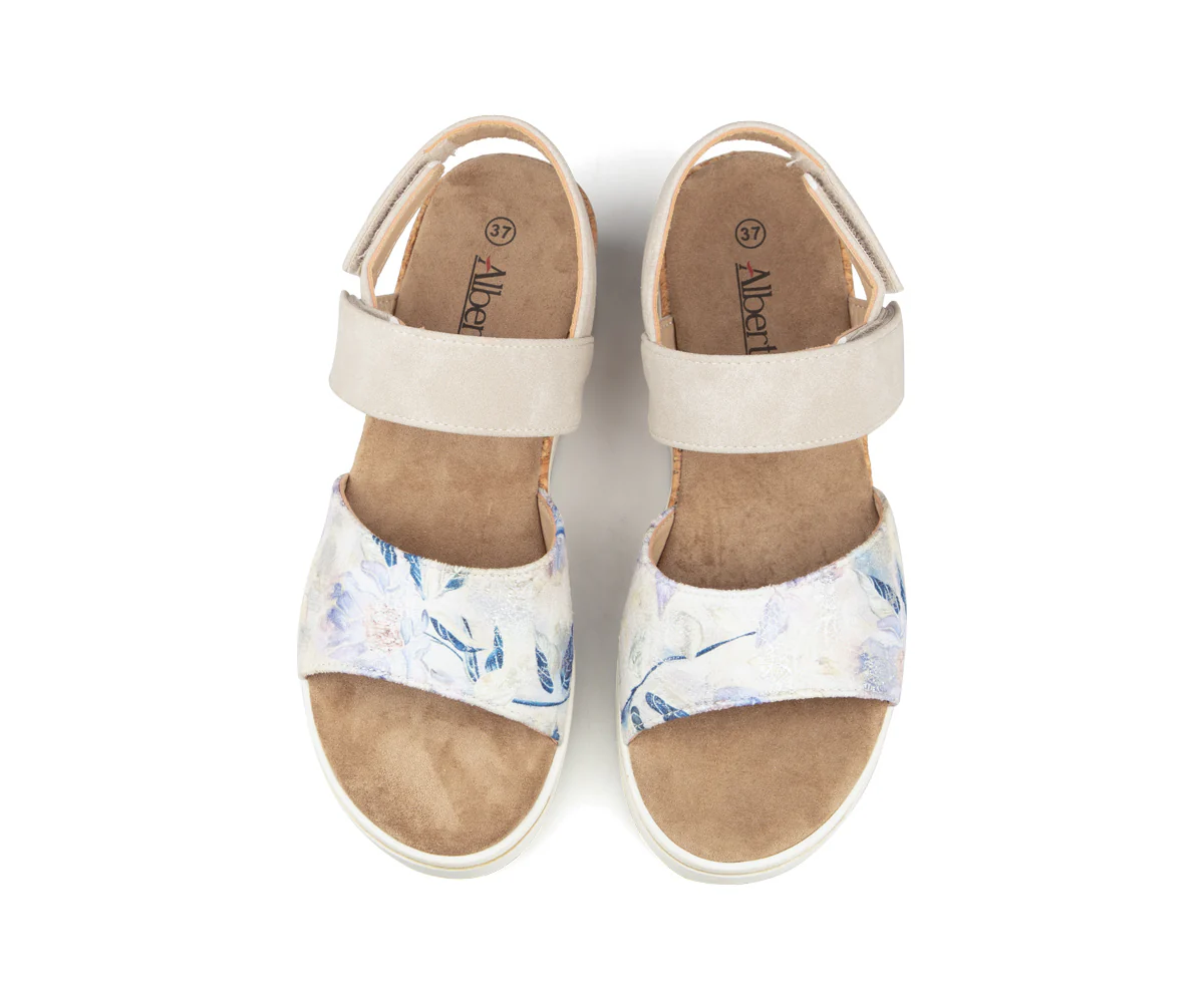 Sandales à talon compensé Alberto pour femmes - ESTELA - Image 15