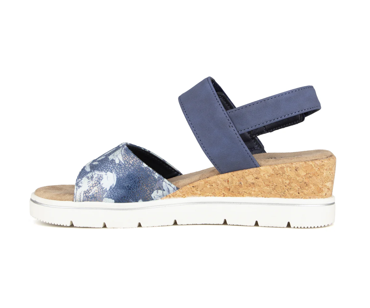 Sandales à talon compensé Alberto pour femmes - ESTELA - Image 3