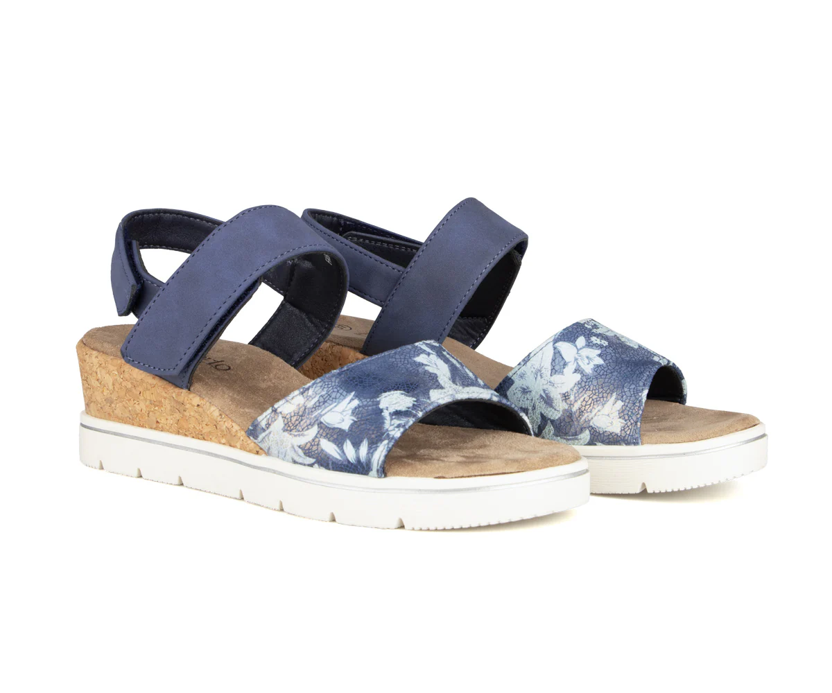 Sandales à talon compensé Alberto pour femmes - ESTELA - Image 6