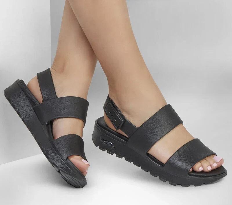 Sandales à talon compensé Skechers pour femmes - Foamies arch fit footsteps - Image 7