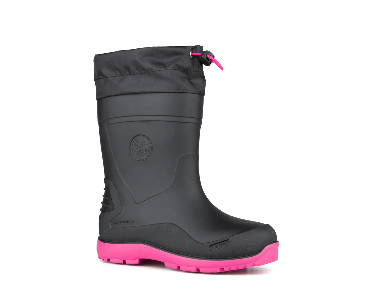 Bottes de pluie chaudes Blue Rocky pour filles - Fraser