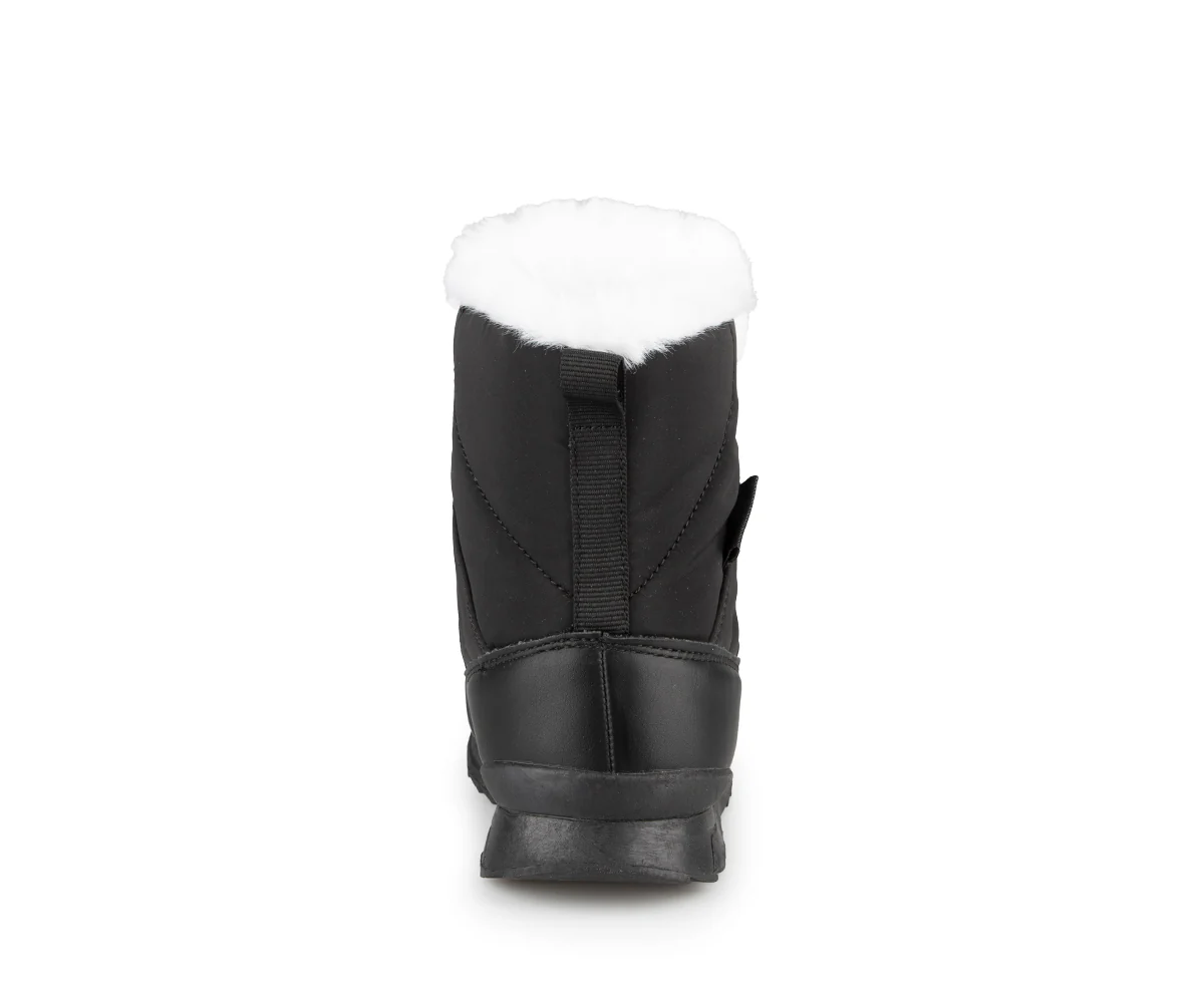 Fujisu - Bottes d'hiver noires Blue Rocky pour filles - Image 5