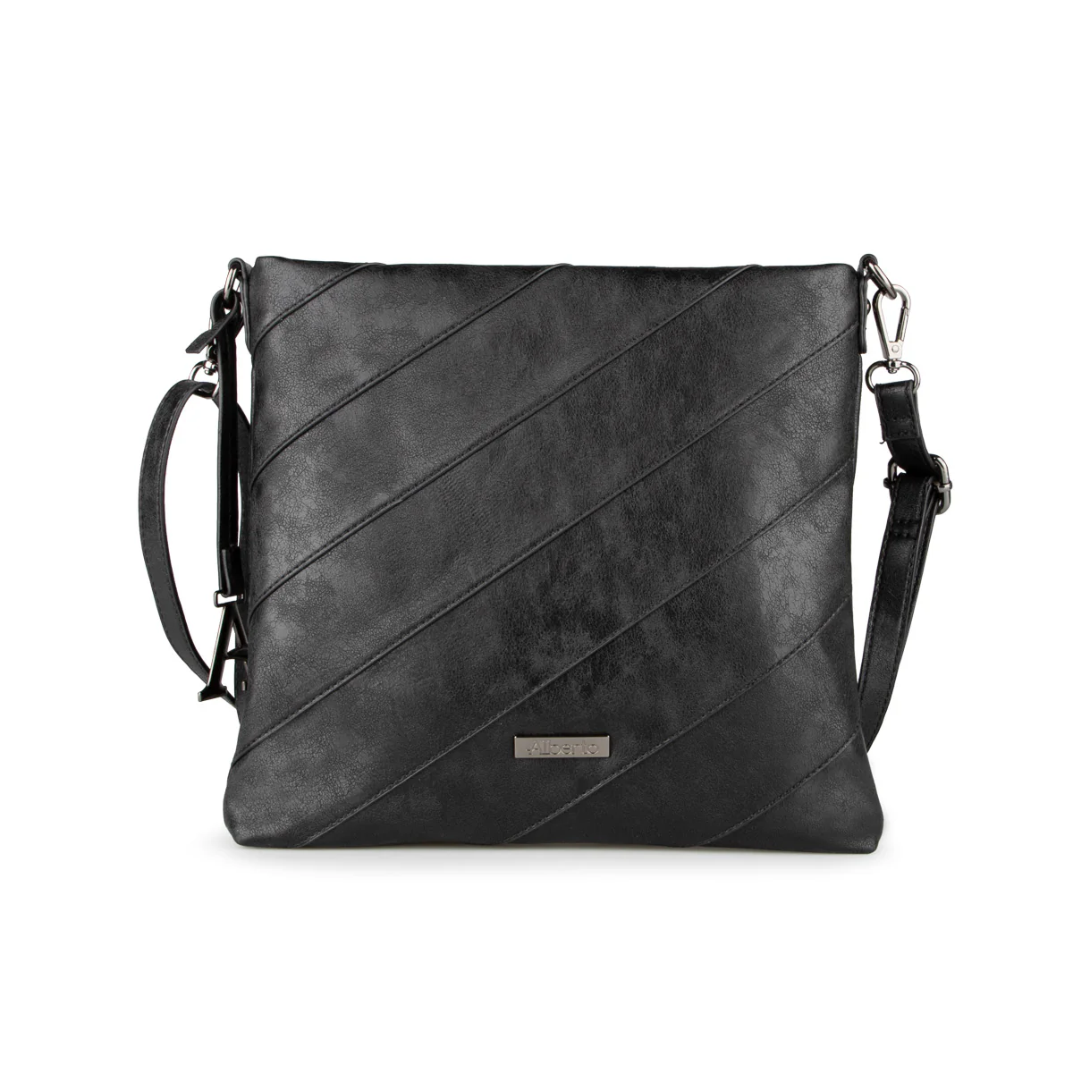 Sac à bandoulière Alberto pour femmes - FUSCIA