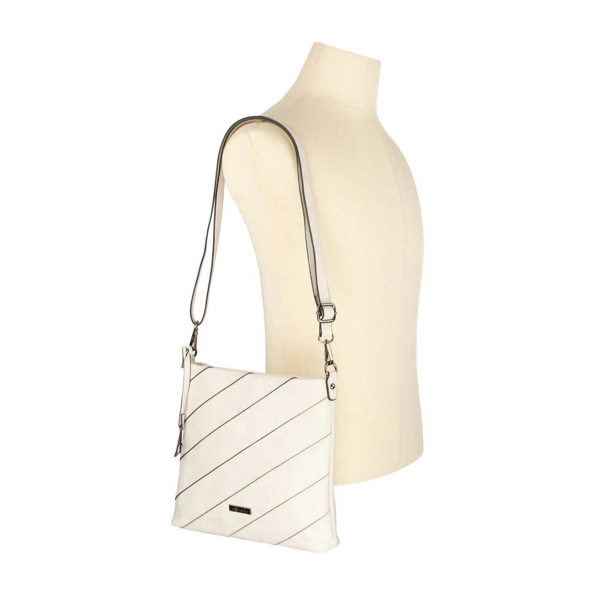 Sac à bandoulière Alberto pour femmes - FUSCIA - Image 10