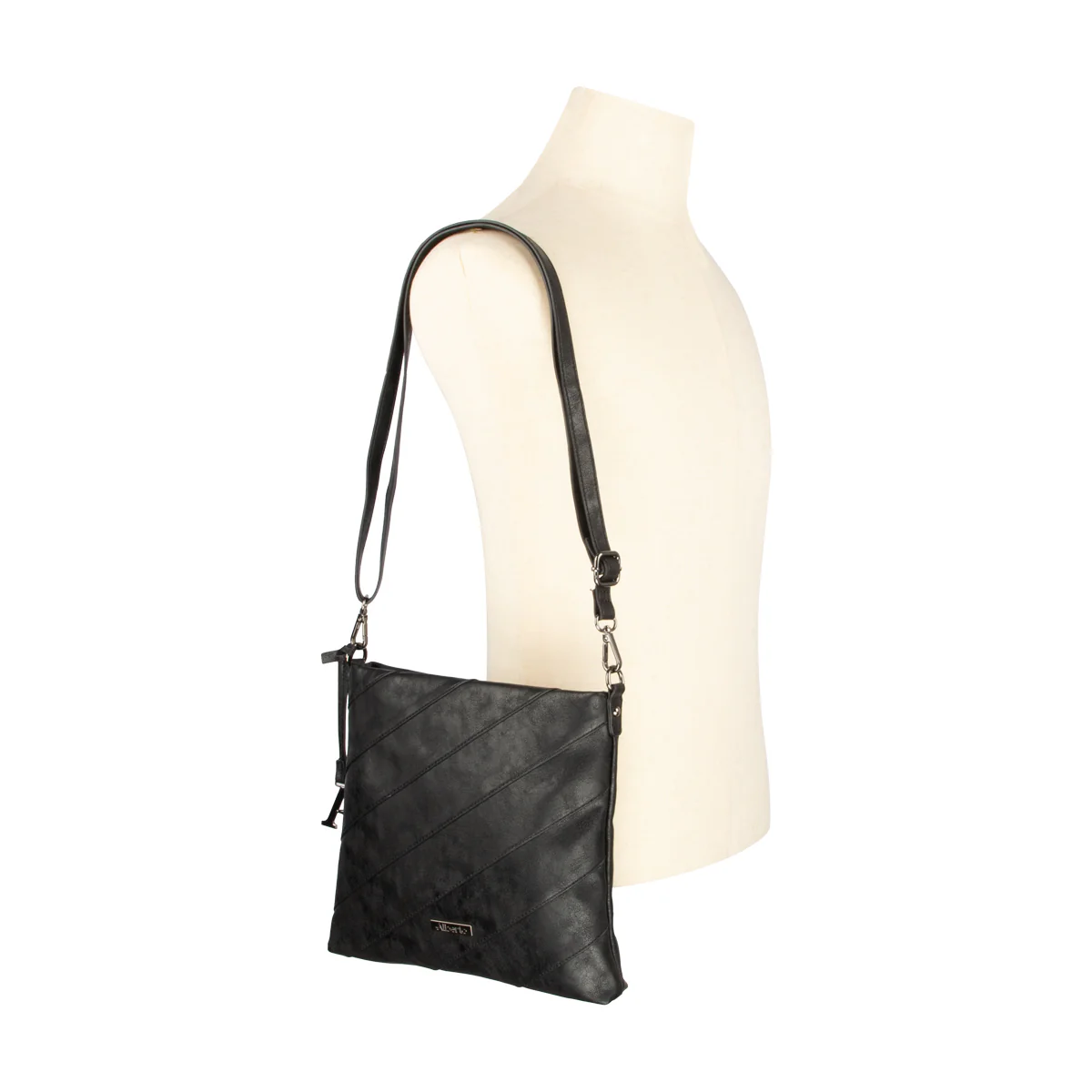 Sac à bandoulière Alberto pour femmes - FUSCIA - Image 5