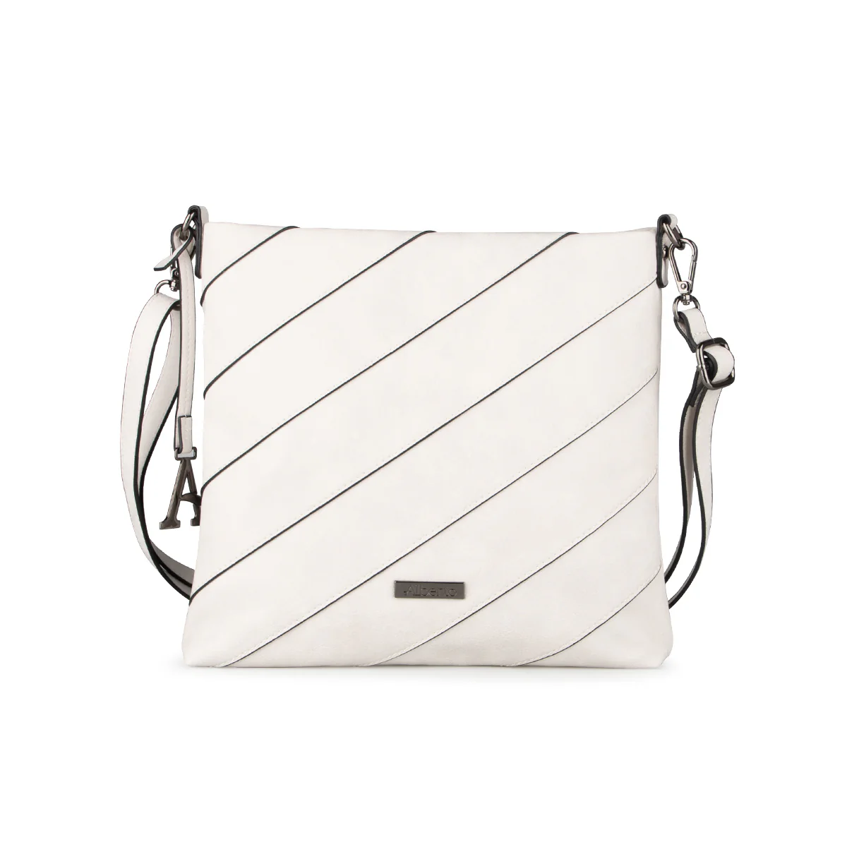 Sac à bandoulière Alberto pour femmes - FUSCIA - Image 6