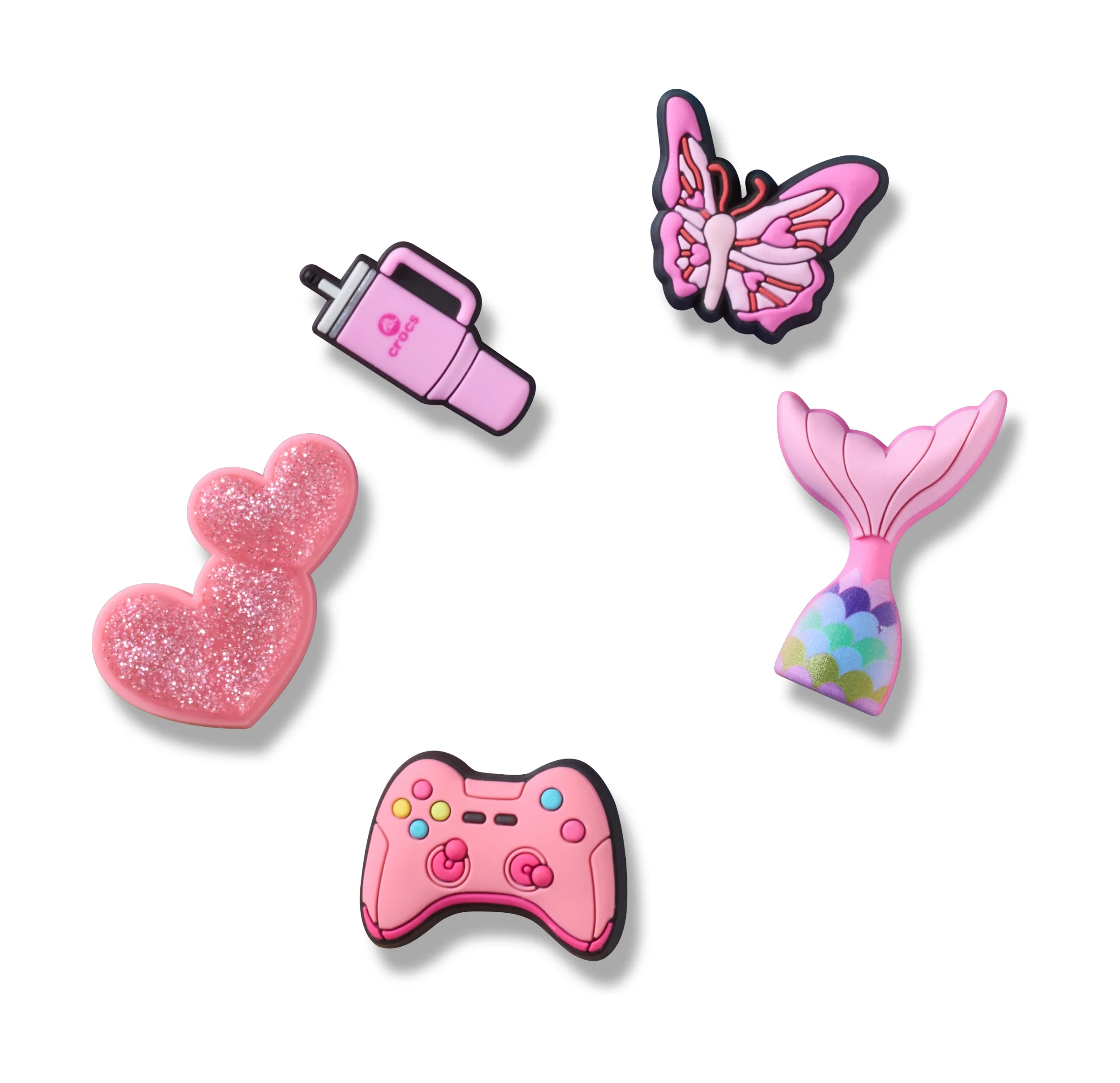 Jibbitz Crocs pour enfants - GIRLY 5PCK