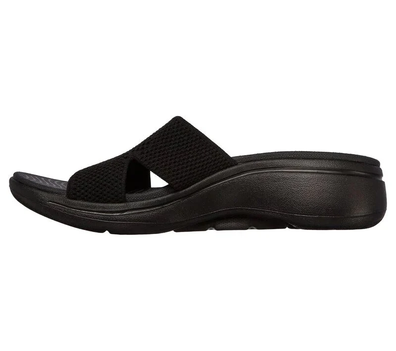 Go walk arch fit - Sandales noires confortables Skechers pour femmes - Image 2