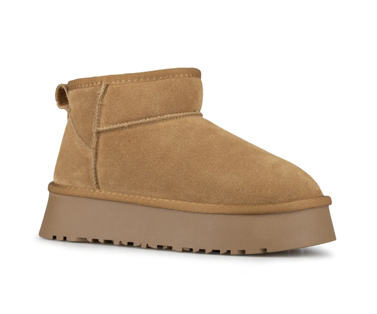 Bottes doublées en fourrure chaude Alberto pour femmes - JORY