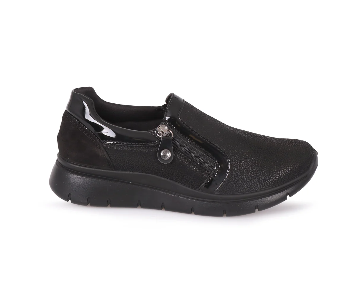 KATIA ZIP LOAFER - Flâneurs en cuir Imac pour femmes