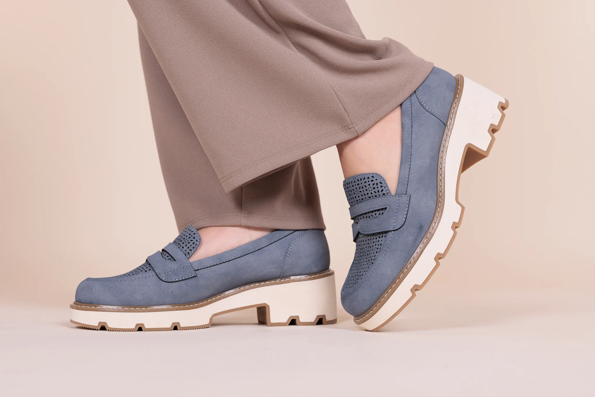 Souliers à talon compensés Alberto pour femmes - KAWERAU - Image 3