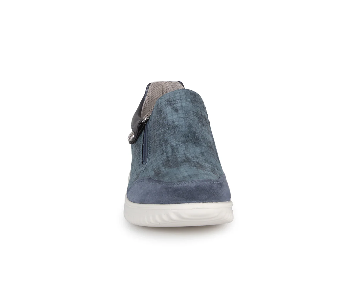 Kayla zip slip on - Flâneurs en cuir Imac pour femmes - Image 10