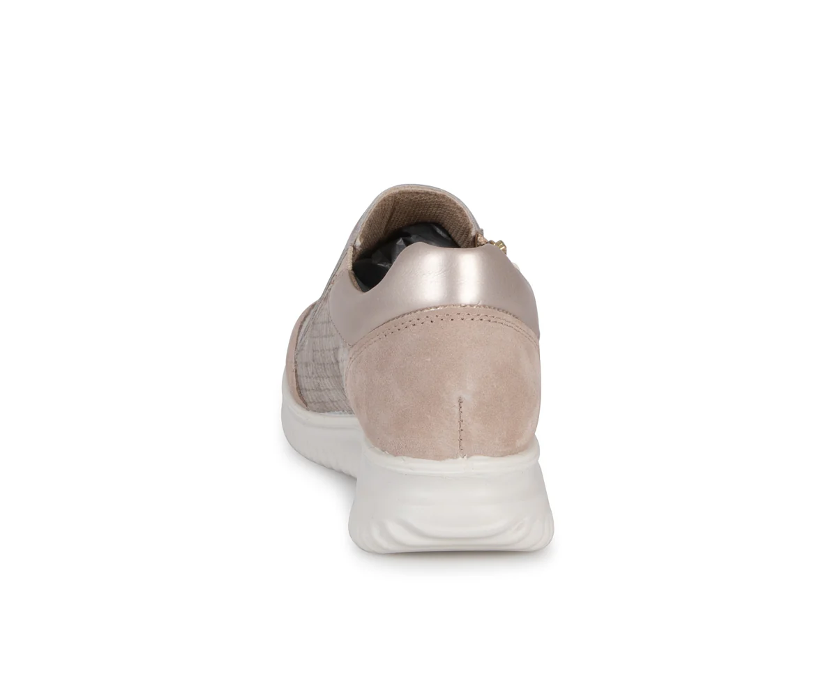 Kayla zip slip on - Flâneurs en cuir Imac pour femmes - Image 5