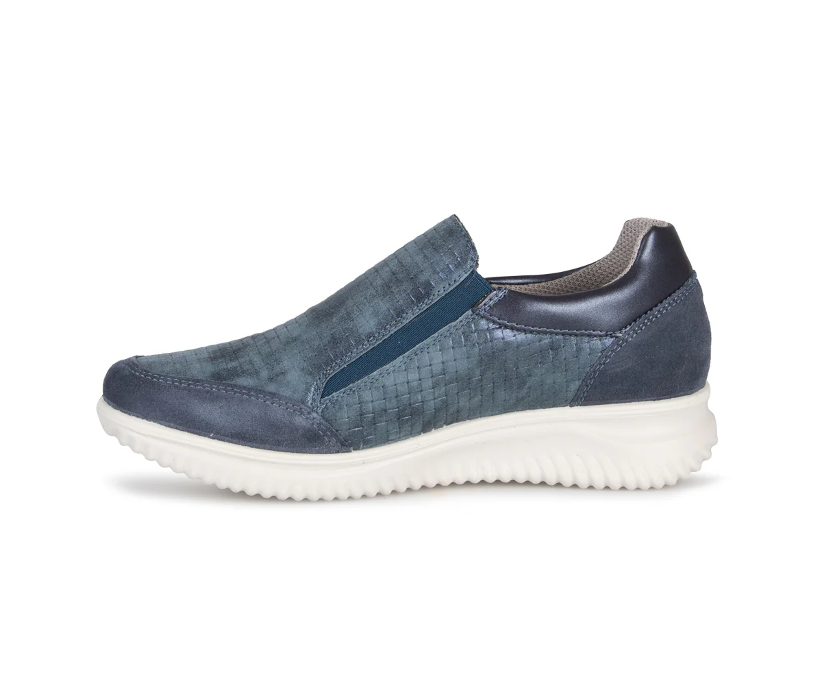 Kayla zip slip on - Flâneurs en cuir Imac pour femmes - Image 9