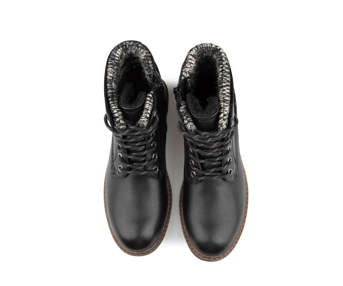 LAZALEEE - Bottes courtes à talon plat Alberto pour femmes - Image 14