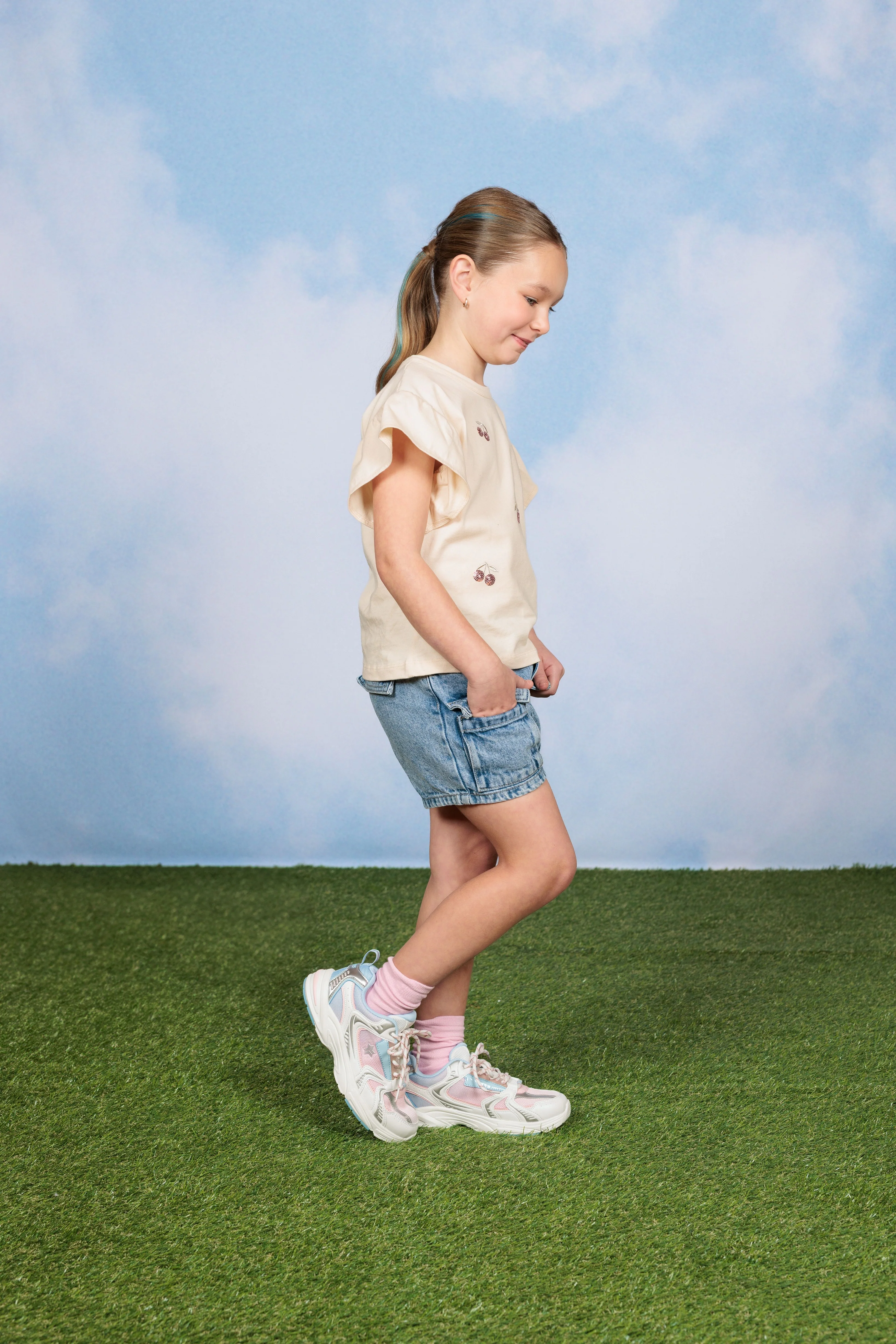Souliers mode athlétique Primus pour filles junior - LECTRONN - Image 3