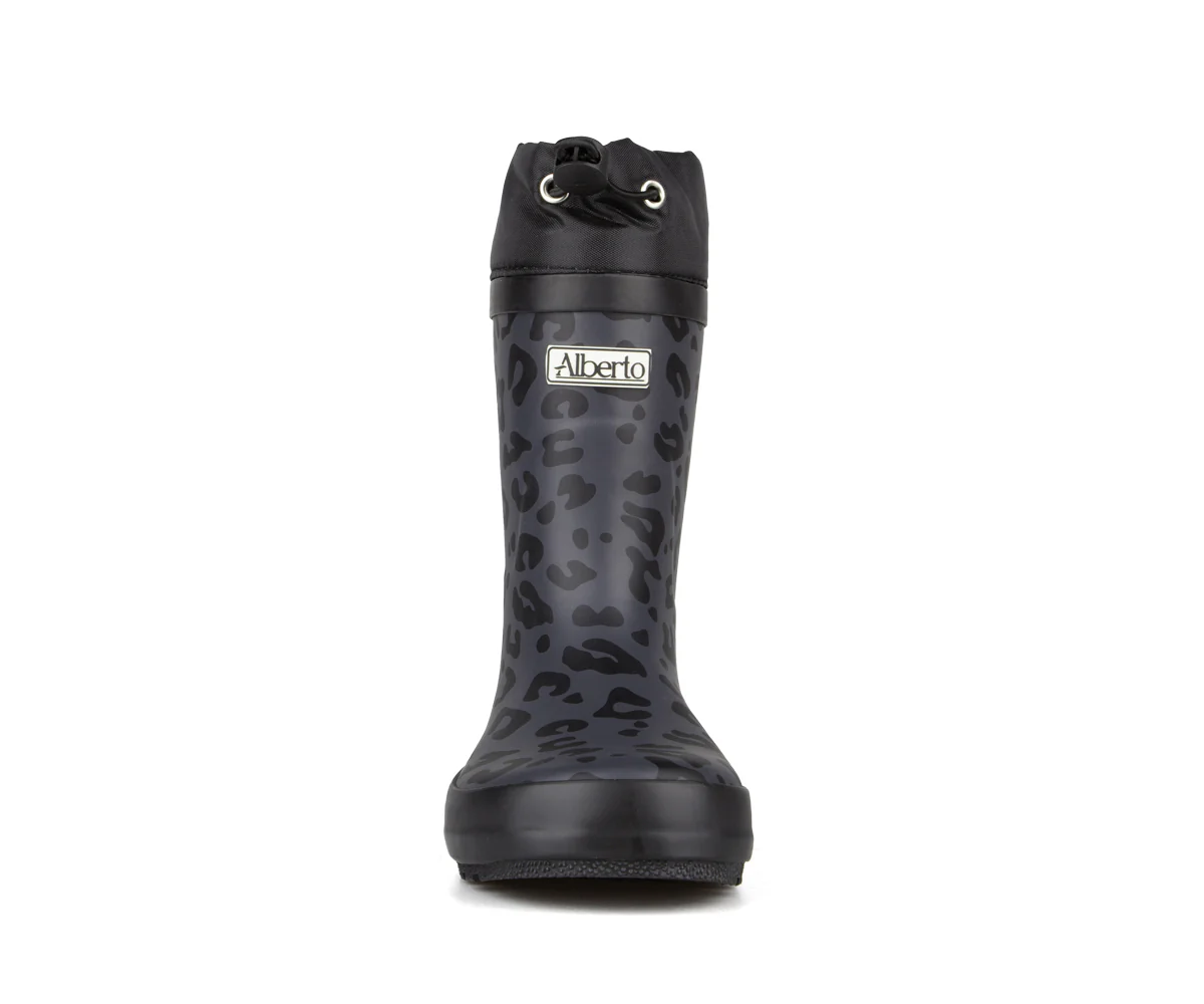 Bottes de pluie Blue Rocky filles imprimé léopard – LEO RAIN - Image 2
