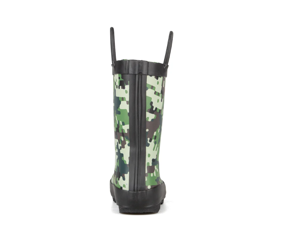 Bottes de pluie Blue Rocky petits garçons motif camouflage – LILE - Image 4