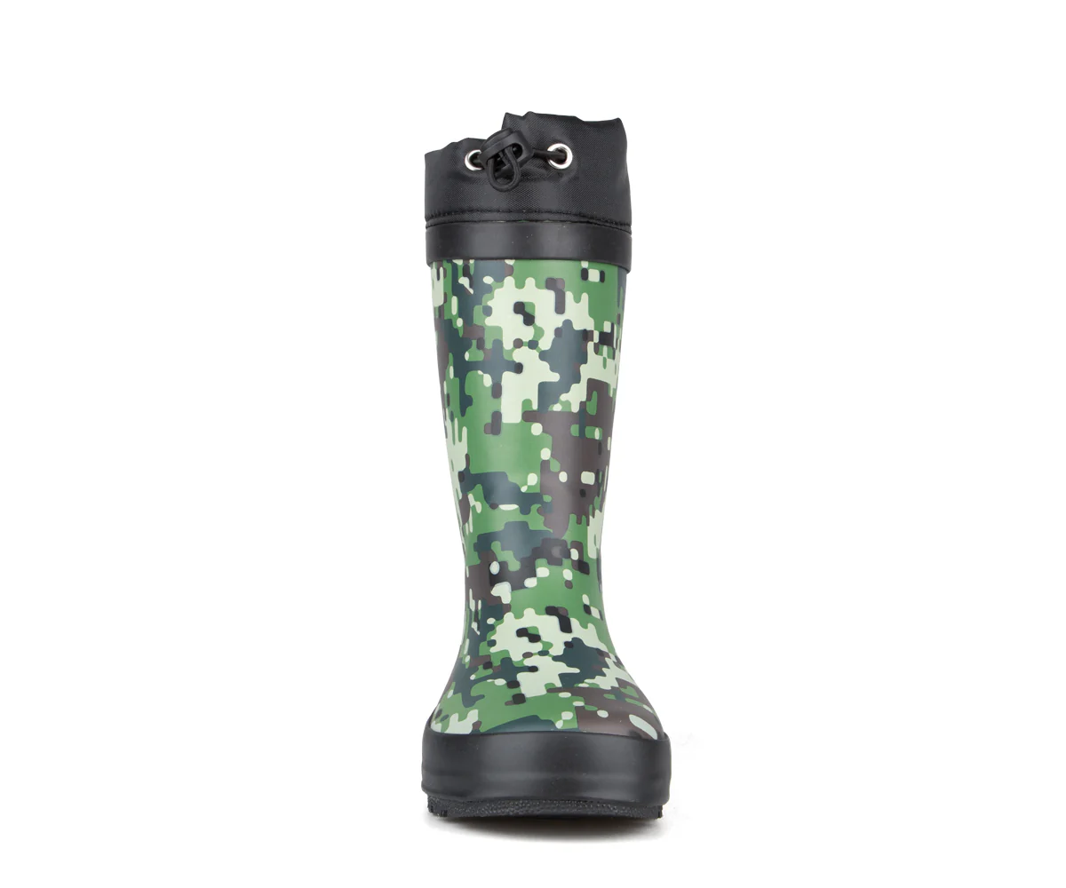 Bottes de pluie Blue Rocky garçons motif camouflage – LILE COLLAR - Image 2