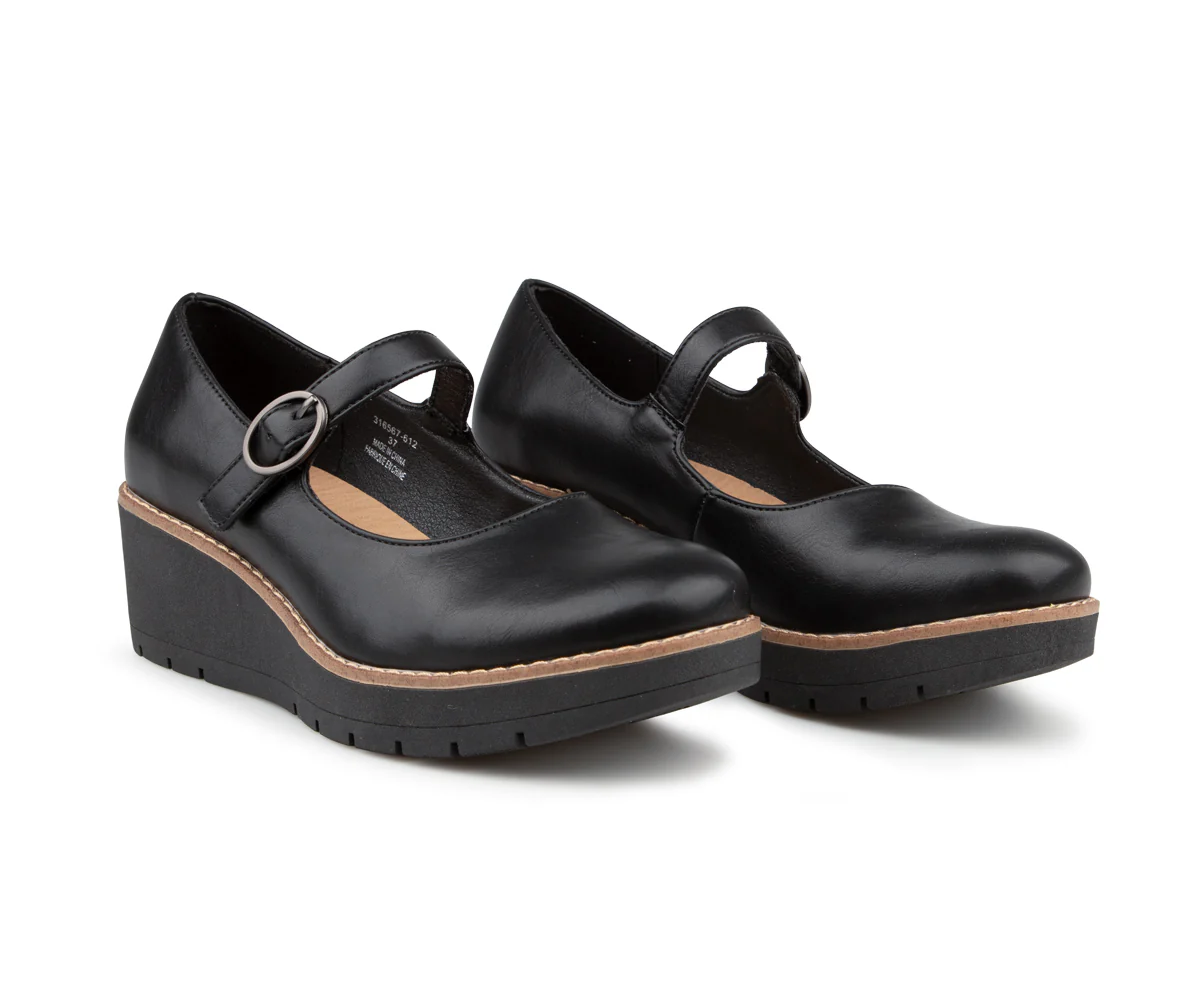 Souliers Mary-Jane noir Alberto pour femmes - MARINO - Image 7
