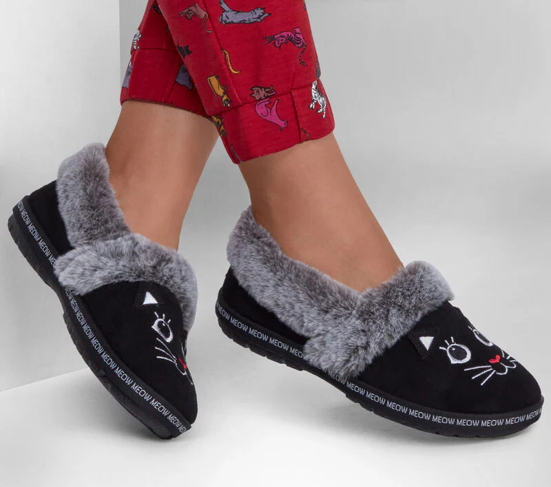 Bobs too cozy - Pantoufles visage de chat Skechers pour femmes - Image 5