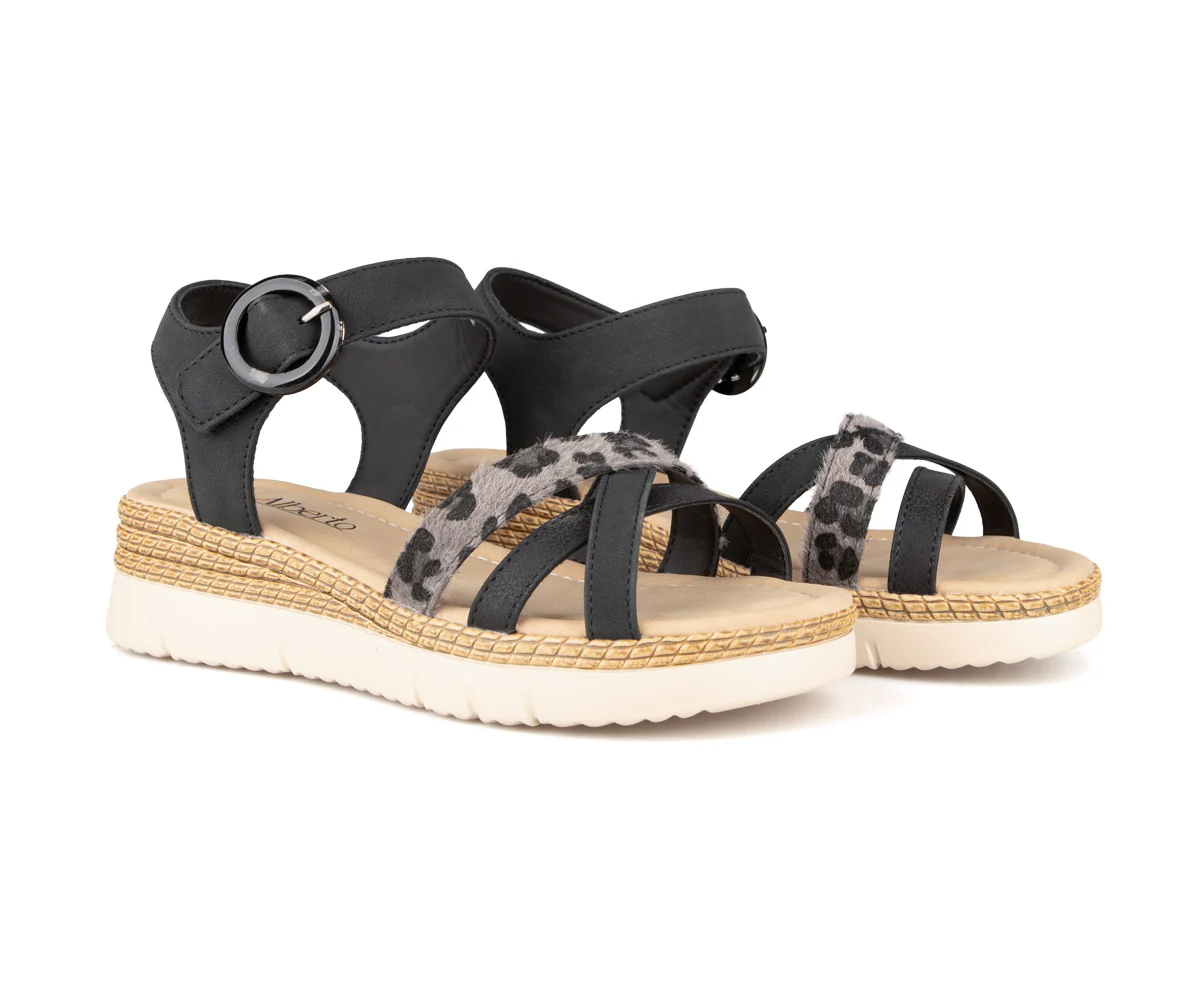 Sandales à fermeture velcro Alberto pour femmes - NEDITH - Image 14