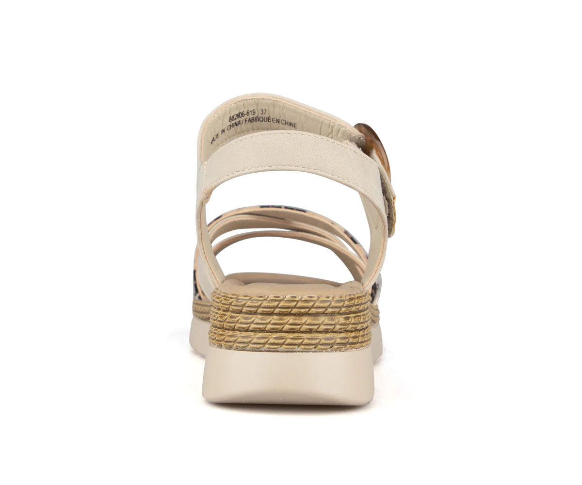 Sandales à fermeture velcro Alberto pour femmes - NEDITH - Image 4
