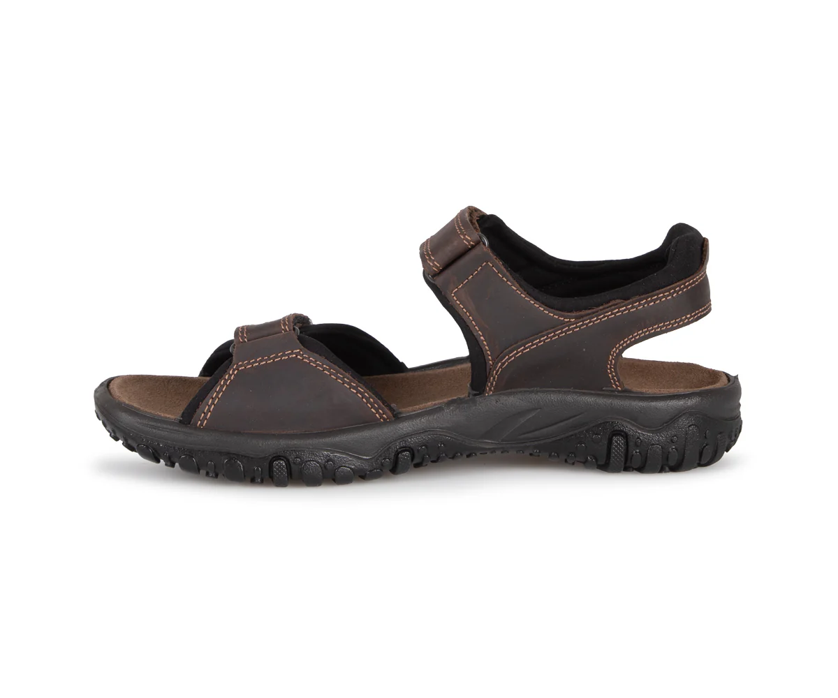 Pacific twin velcro - Sandales sports en cuir Imac pour hommes - Image 3