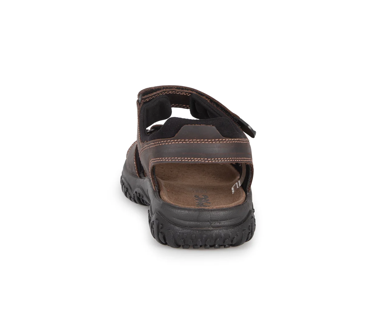 Pacific twin velcro - Sandales sports en cuir Imac pour hommes - Image 5