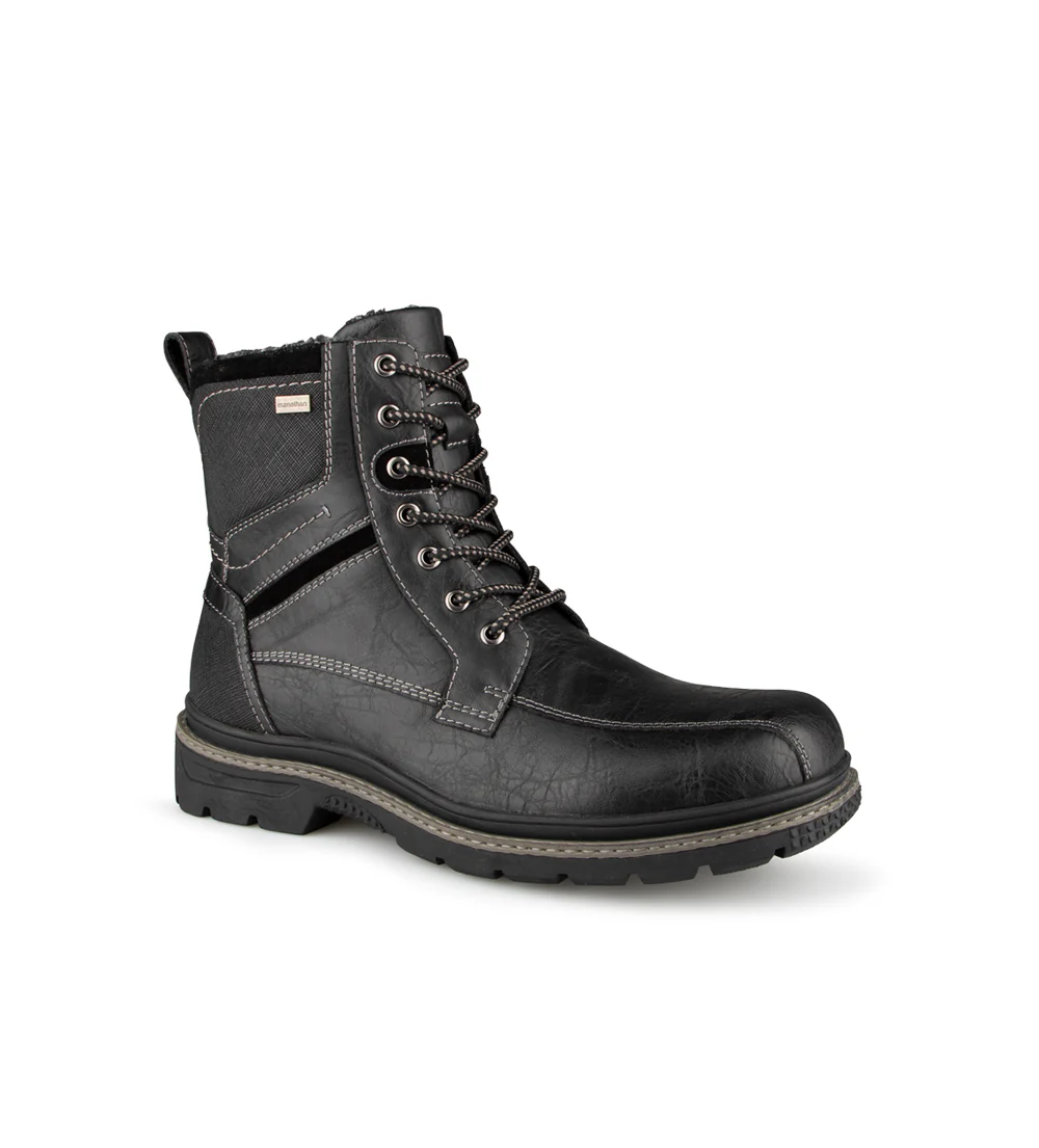 Papagaio - Bottes d'hiver lacées Manathan pour hommes