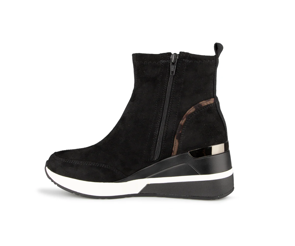 Pessego - Bottillons noirs Alberto pour femmes - Image 3