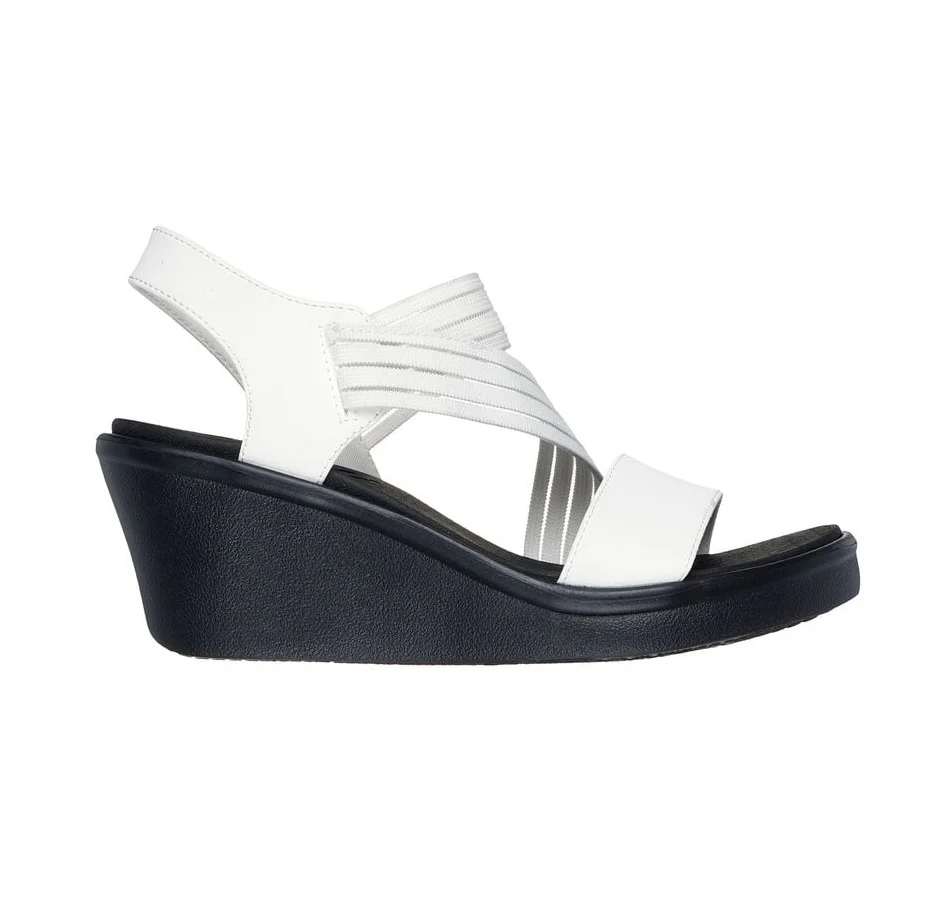 Sandales Ă talon Skechers pour femmes - Rumble on luxe foam